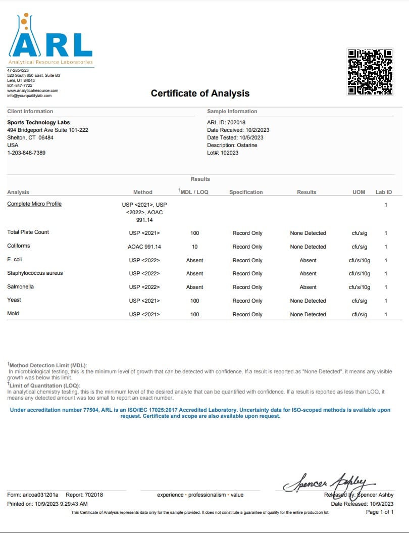Ostarine Powder (MK-2866) | 2 Grams - Image 3