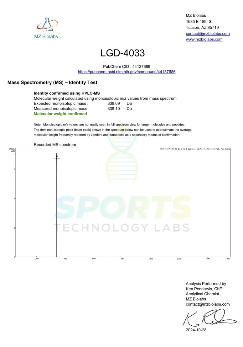 LGD-4033 Powder (Ligandrol) | 2 Grams - Image 3